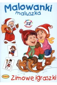 Zimowe igraszki malowanki maluszka