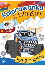 Malowanka A5 Kolorowanka z tatua�ami. Monster trucki SKRZAT 075151