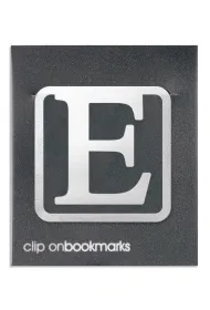 If Metalowa zak�adka - Litera E Clip-on