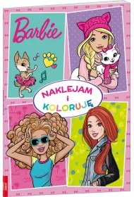 Barbie. Naklejam i koloruj�
