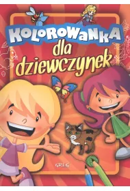 Malowanki z kolorowym wzorem. Kolorowanka dla dziewczynek