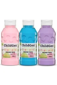 ChildGen Farby do malowania palcami 3x350ml