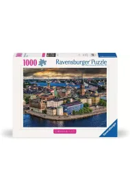 Puzzle 1000 el. Skandynawskie miasto widok Ravensburger