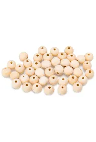 Brewis Koraliki drewniane naturalne 10mm KDN-3