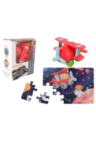 Auto puzzle 20 el. Przygoda drogowa - samolot Pro Kids