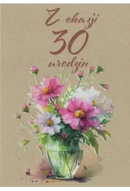 Trend Kartka okoliczno�ciowa Urodziny 30