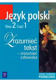 Z.J�zyk polski LO KL 2. Podr�cznik cz�� 1 Zrozumie� tekst, zrozumie� cz�owieka (stare wydanie)