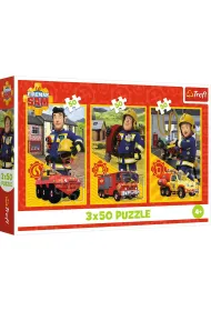 Puzzle 3x50 el. Ekipa z remizy Trefl