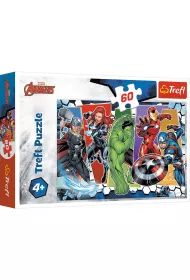Puzzle 60 el. Niezwycieni Avengersi Trefl