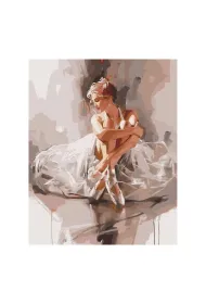 Brushme Malowanie po numerach - Balerina w ob�oku czu�o�ci 40x50cm