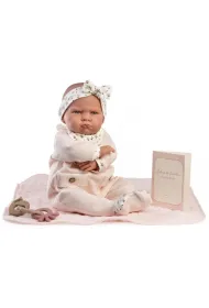 Lalka hiszpa�ska Reborn Berta z kocykiem 52cm Antonio Juan