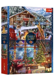 Puzzle 2x500 el. XMAS Trefl