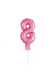 Godan Balon foliowy na patyczku BC-5RO8 Cyfra 8