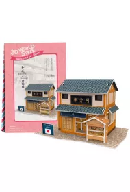 Puzzle 3D Domki �wiata Japonia Sushi House Cubic Fun