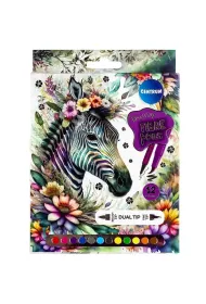 Centrum Flamastry dwustronne 12 kolor�w