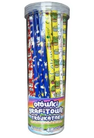 Owki grafitowe trjktne HB (48szt)