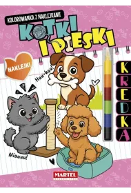 Modu�owa kredka. Kotki i pieski z naklejkami