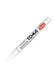 Marker olejowy Fine bia�y 1 szt TOMA