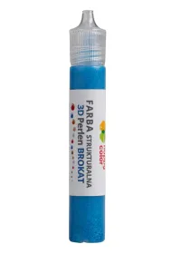 Happy Color Farba strukturalna 3D- Perlen 32 ml, brokat niebieski