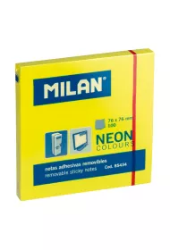 Milan Karteczki samoprzylepne neonowe ��te 76 x 76 mm 100 szt.