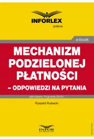 eBook Mechanizm podzielonej patnoci – odpowiedzi na pytania pdf