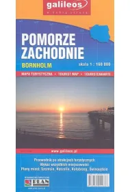 Pomorze Zachodnie - Bornholm. Mapa turystyczna