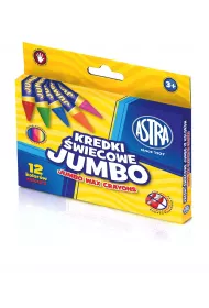 Astra Kredki wiecowe Jumbo 12 szt.