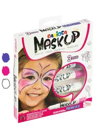 Carioca Kredki do twarzy MaskUP Princess 3 kolory
