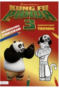 Dream Works. Kung Fu Panda 3. Fantastyczny trening. Kolorowanka z naklejkami