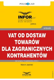 eBook VAT od dostaw towarw dla zagranicznych podatnikw pdf