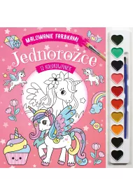 Malowanie farbkami. Jednoro�ce
