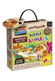 Montessori Baby Puzzle ze zwierztami Lisciani