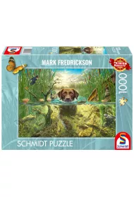 Puzzle PQ 1000 Mark Fredrickson Psia kpiel G3 Schmidt Spiele-Puzzle