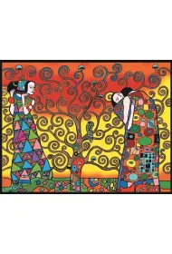 Kolorowanka welwetowa 47x35 Klimt. Trzy Okresy...