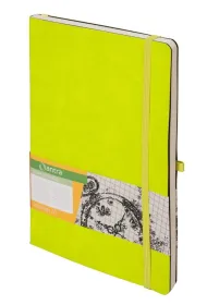 Notesy Antra Notes A5 Impresja limonkowy kratka 192 kartki