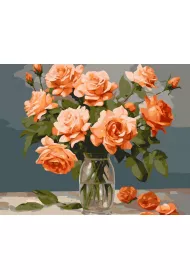 Ideyka Malowanie po numerach - Elegancki bukiet 40x50cm