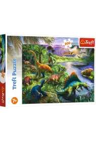 Puzzle 200 el. Drapiene dinozaury Trefl