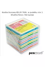 Penword Kostka biurowa w pude�ku mix 85x85x70mm 760K