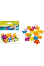 Craft with Fun Ozdoba dekoracyjna drewniana kwiat