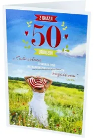 AbCard Kartka okoliczno�ciowa Urodziny 50 P08