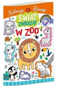 Kolorowanka a4 �wiat zwierz�t - w zoo