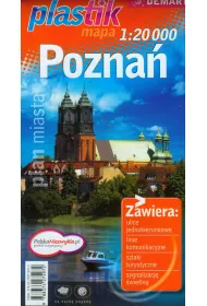 Pozna� 1:20 000 Plastik mapa