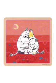 Puzzle drewniane 16 el. Muminki - Troska Cass film