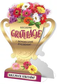 Kukartka Karnet Primus 0143 Gratulacje