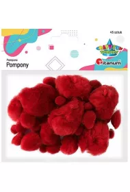 Titanum Pompony akrylowe 45 szt.