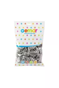 Godan Balon metaliczny 12 srebrny 100 szt.
