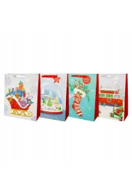 incood. Torba prezentowa 18x23 �wi�teczna mix