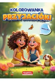 Przyjaci�ki. Kolorowanka z naklejkami