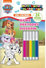 Psi Patrol. Numerkowe kolorowanki. Nowe przygody piesk�w