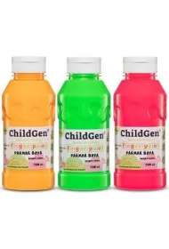 ChildGen Farby do malowania palcami 3x350ml